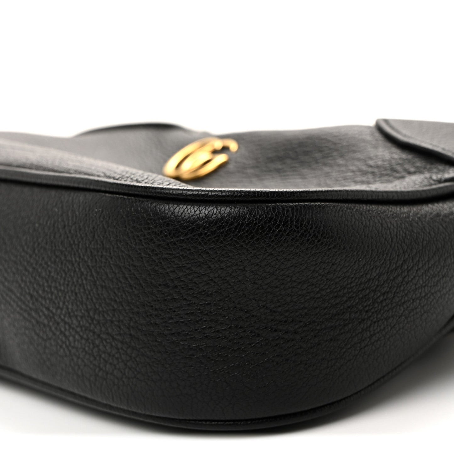 Goatskin Small Aphrodite Shoulder Bag Black