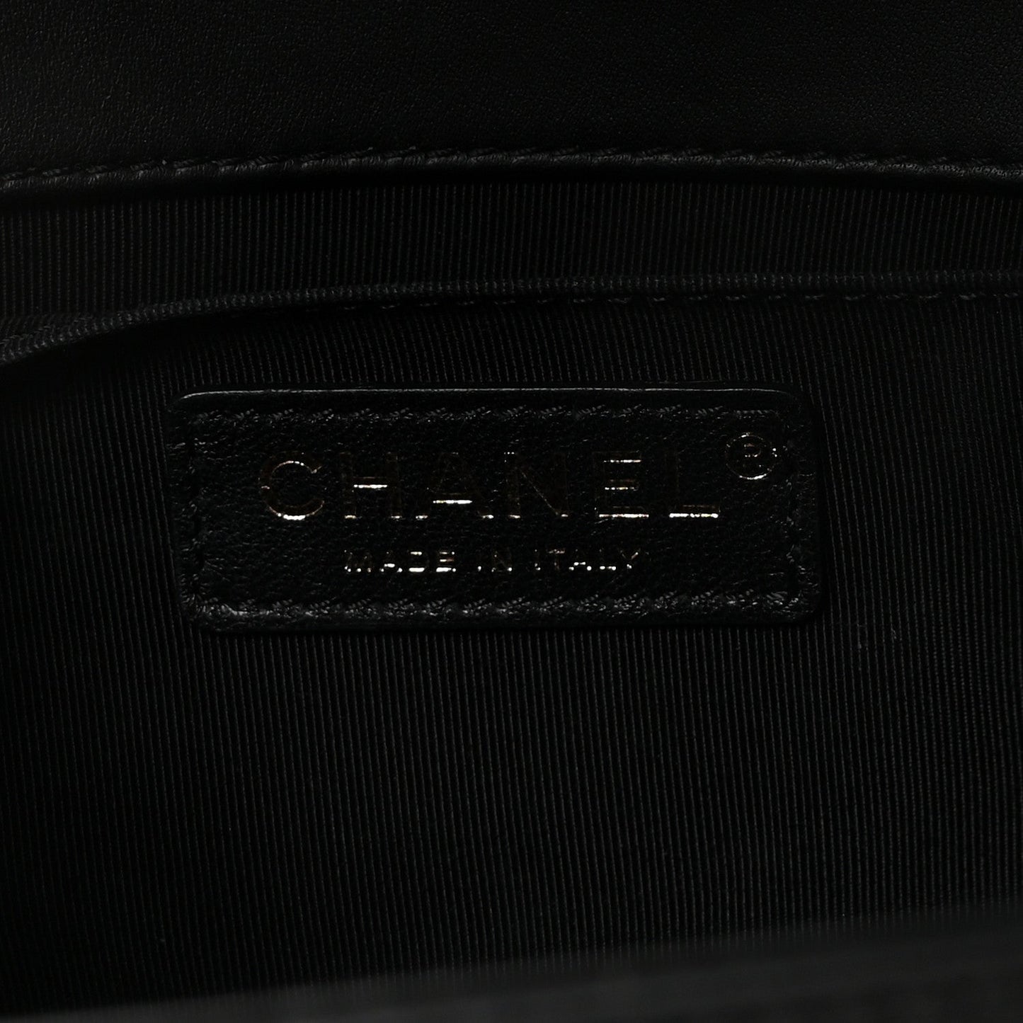 Calfskin Quilted Medium Boy Flap Black