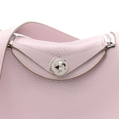 Taurillon Clemence Verso Mini Lindy 20 Mauve Pale Mushroom