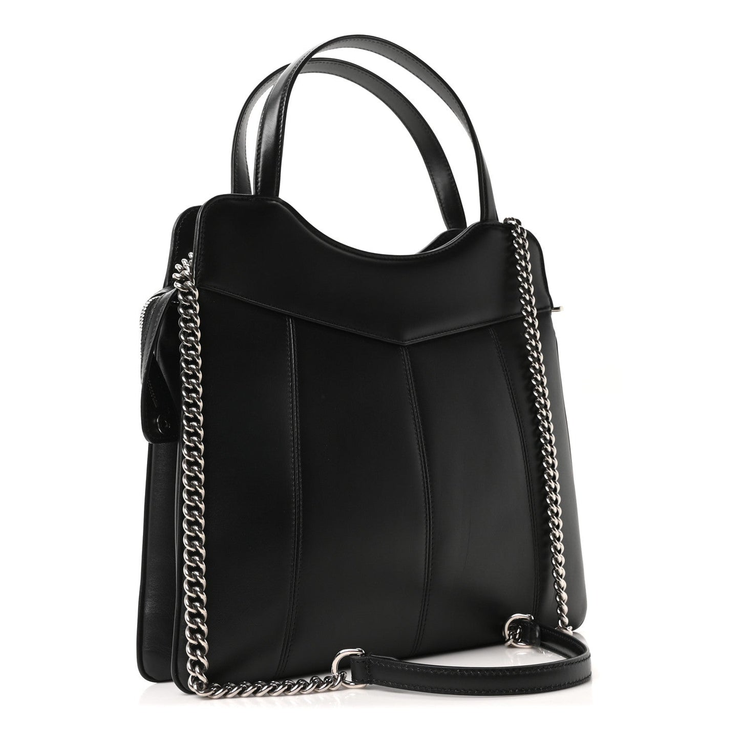 Calfskin Petite GG Medium Tote Bag Black