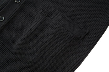 Balenciaga 25 Cardigan Black Wool 0005