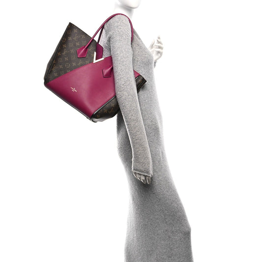 Calfskin Monogram Kimono Tote Aurore