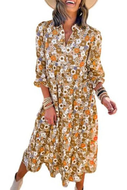 Vestido bohemio fluido