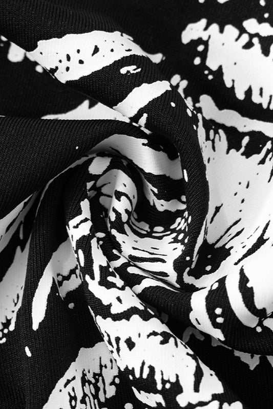 Masquerade Skull Graphic Mini Dress