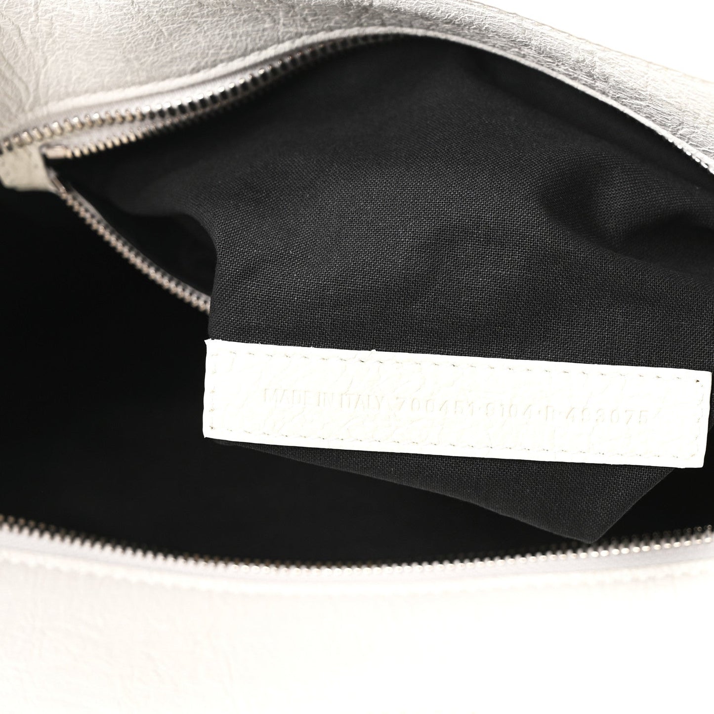 Agneau Arena Neo Cagole City Handbag Optic White