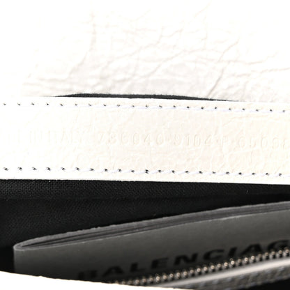 Agneau Arena Small Neo Cagole City Handbag Optic White