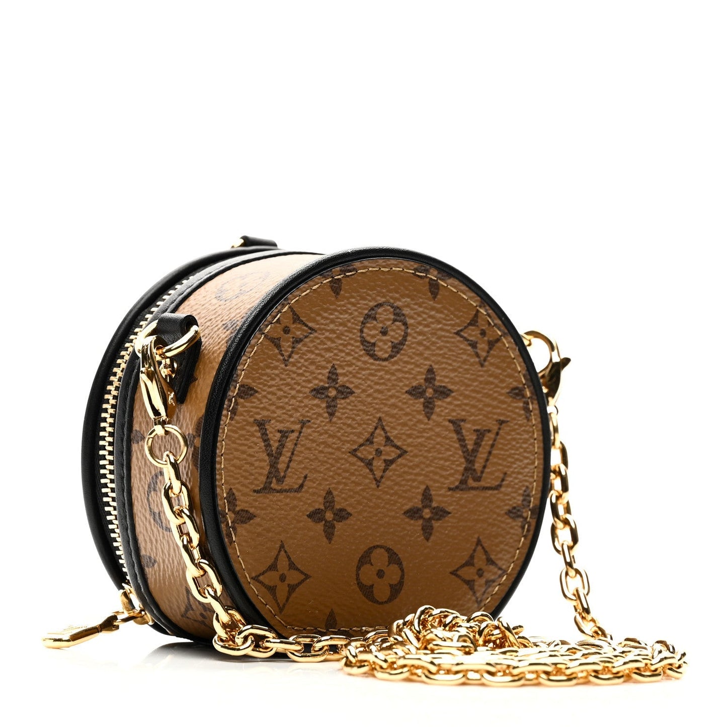 Reverse Monogram Boite Chapeau Necklace