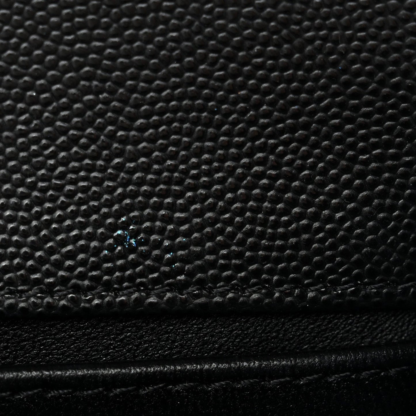 Caviar Quilted Small Boy Flap Black