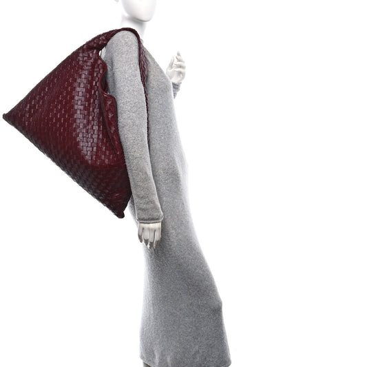 Calfskin Intrecciato Large Hop Barolo