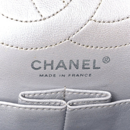 Metallic Lambskin Quilted 2.55 Reissue 226 Flap Silver
