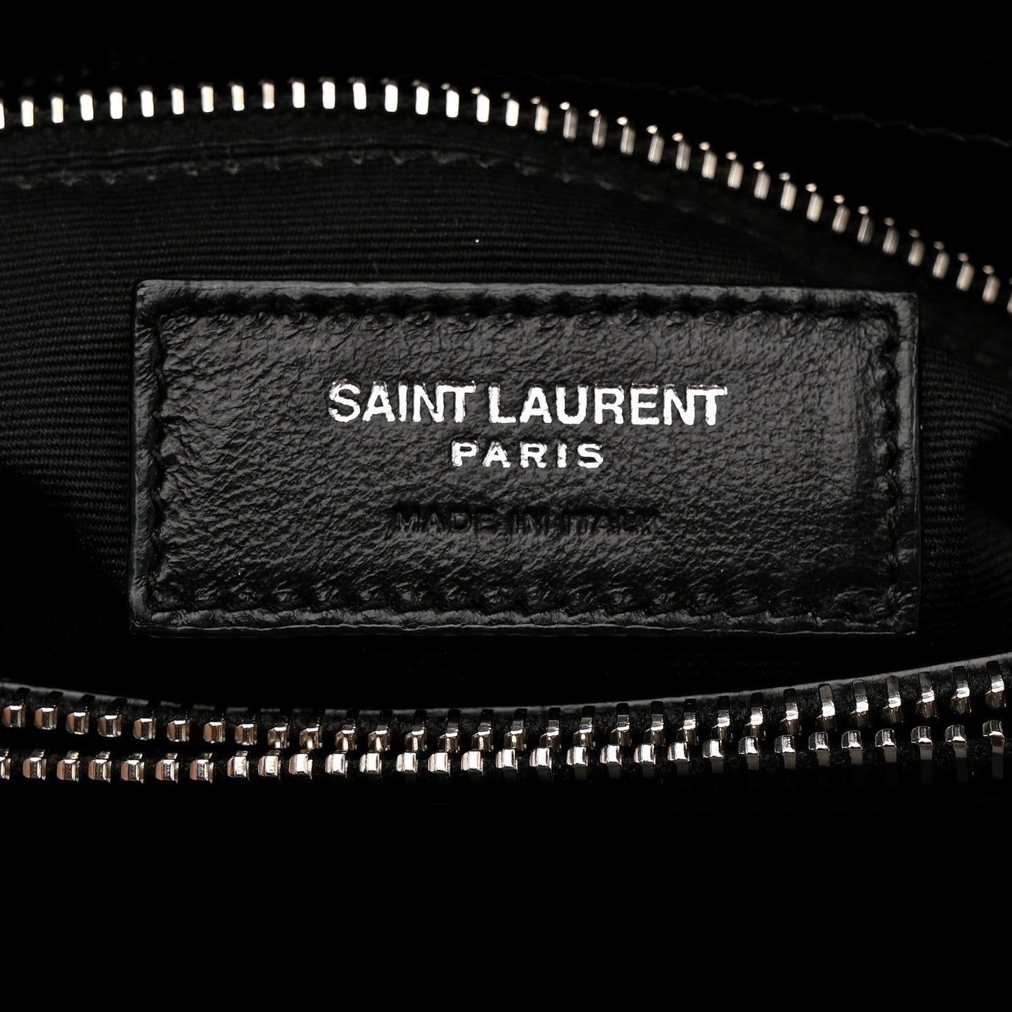 Calfskin Y Quilted Monogram Medium Loulou Chain Satchel Black
