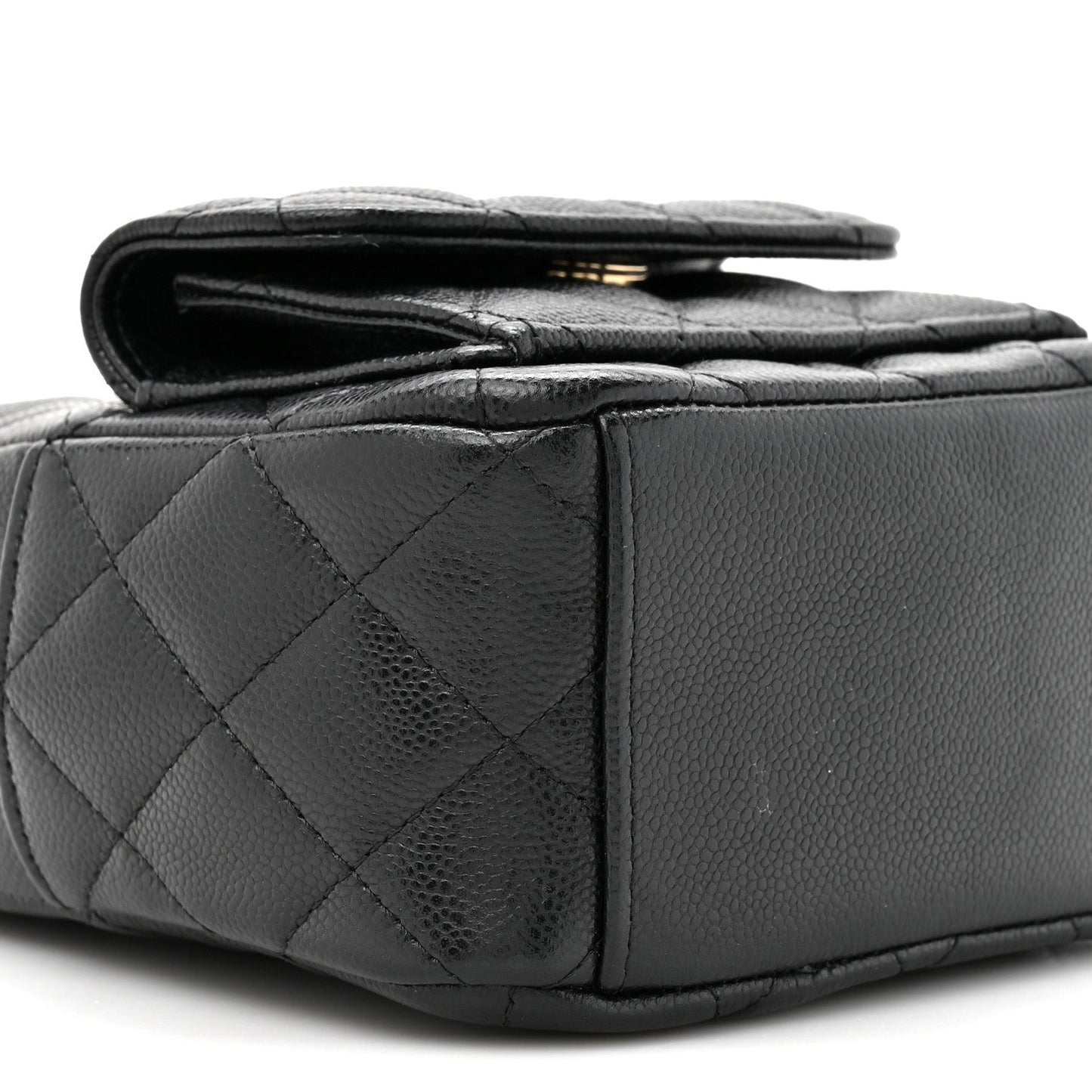 Caviar Quilted CC Mini Classic Backpack Black