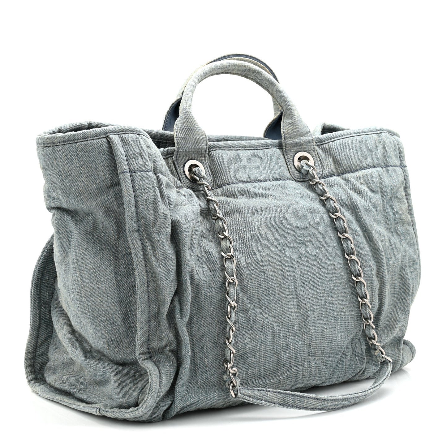 Denim Medium Deauville Tote Light Blue