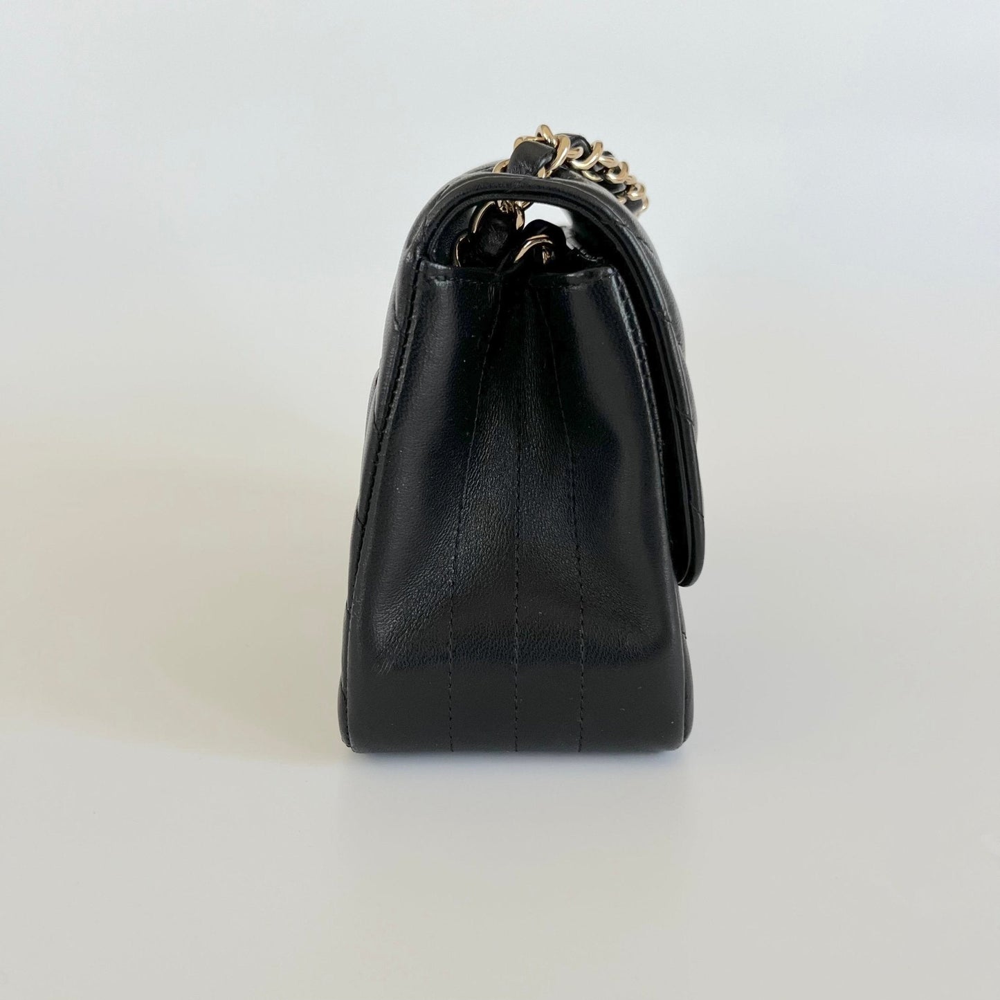 Chanel Mini Chevron Classic Caviar Flap Bag