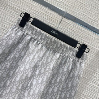 CD 25 Monogram Suit White mix Gray Polyester