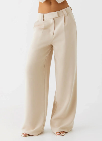 Midnight City Suit Pants - Beige