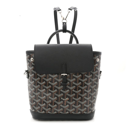Goyardine Calfskin Mini Alpin Backpack Black