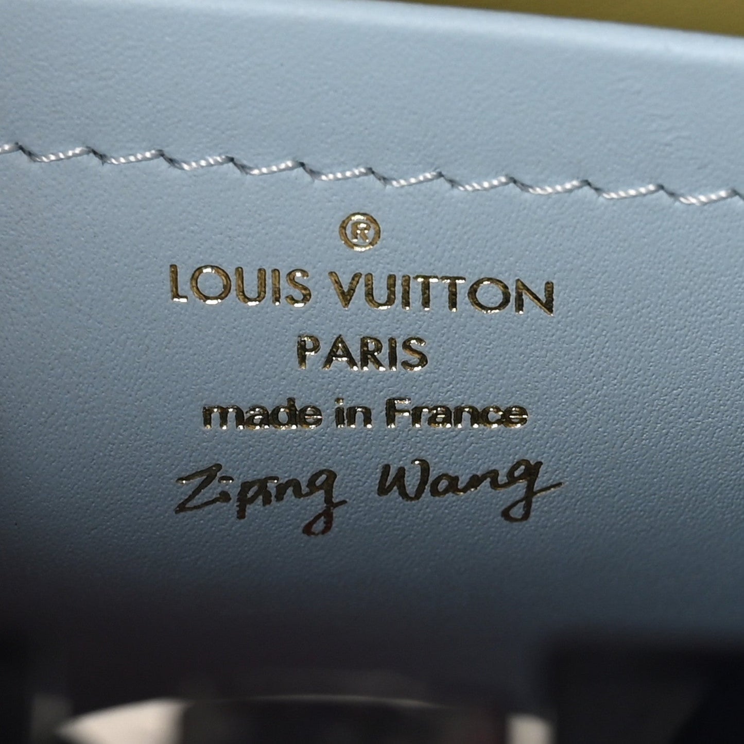 LV X ZIPING WANG Calfskin Patchwork Mini Artycapucines Multicolor