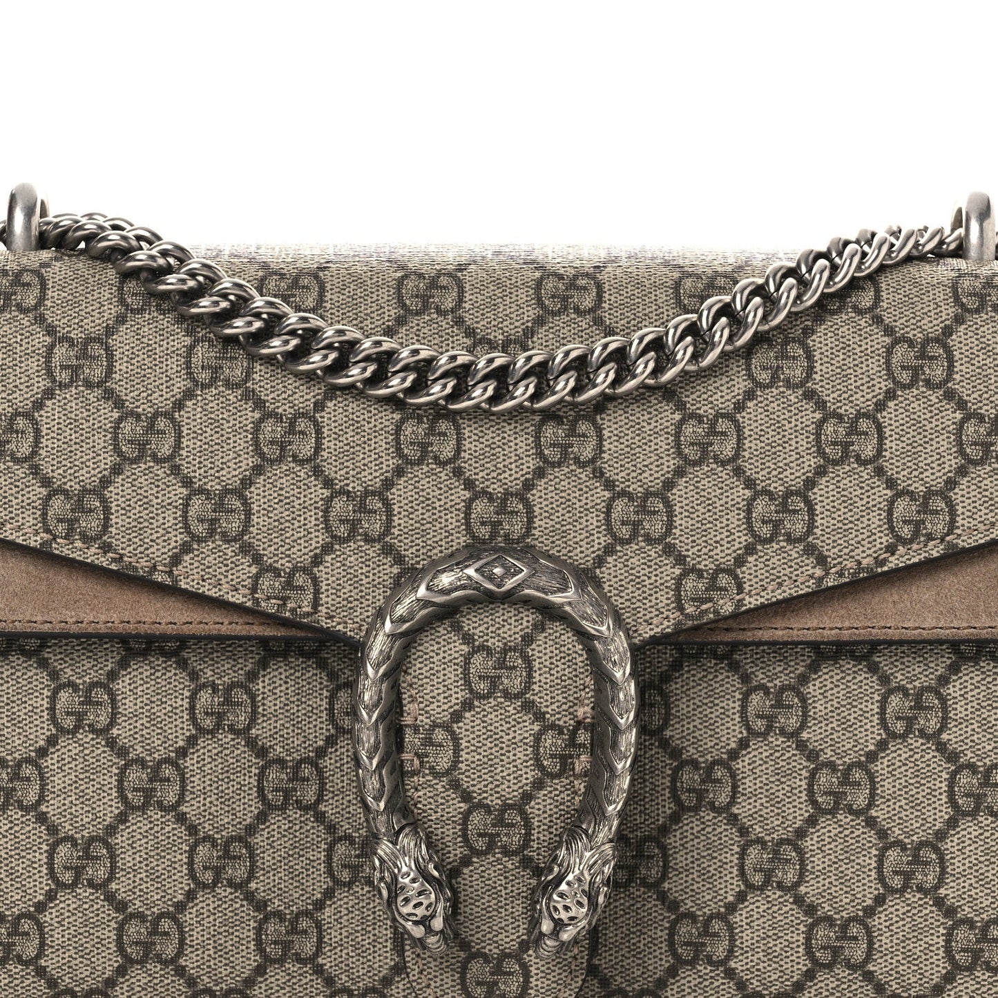 GG Supreme Monogram Small Dionysus Shoulder Bag Taupe
