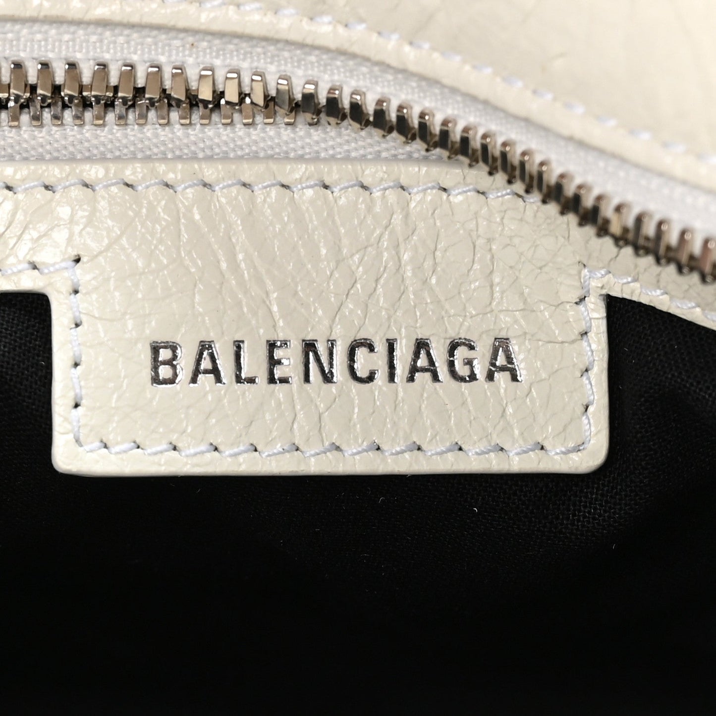 Agneau Arena Neo Cagole Handbag XS Optic White