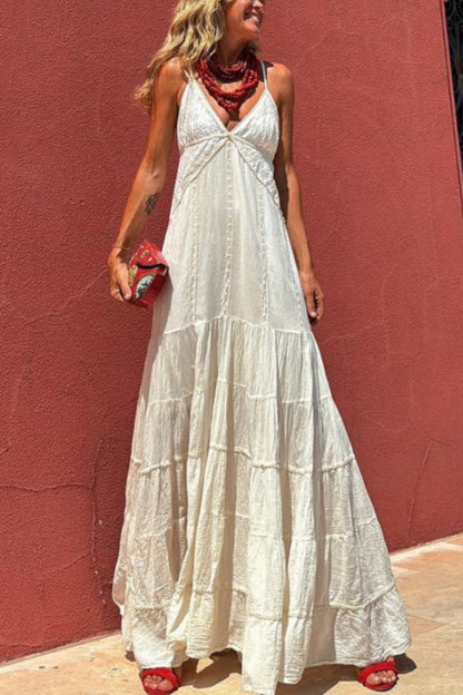 Vestido blanco de Sicilia para resort