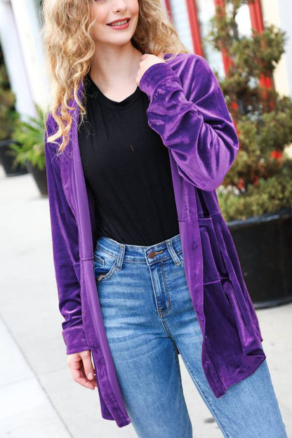 Blusa tipo túnica con botones de terciopelo color óxido