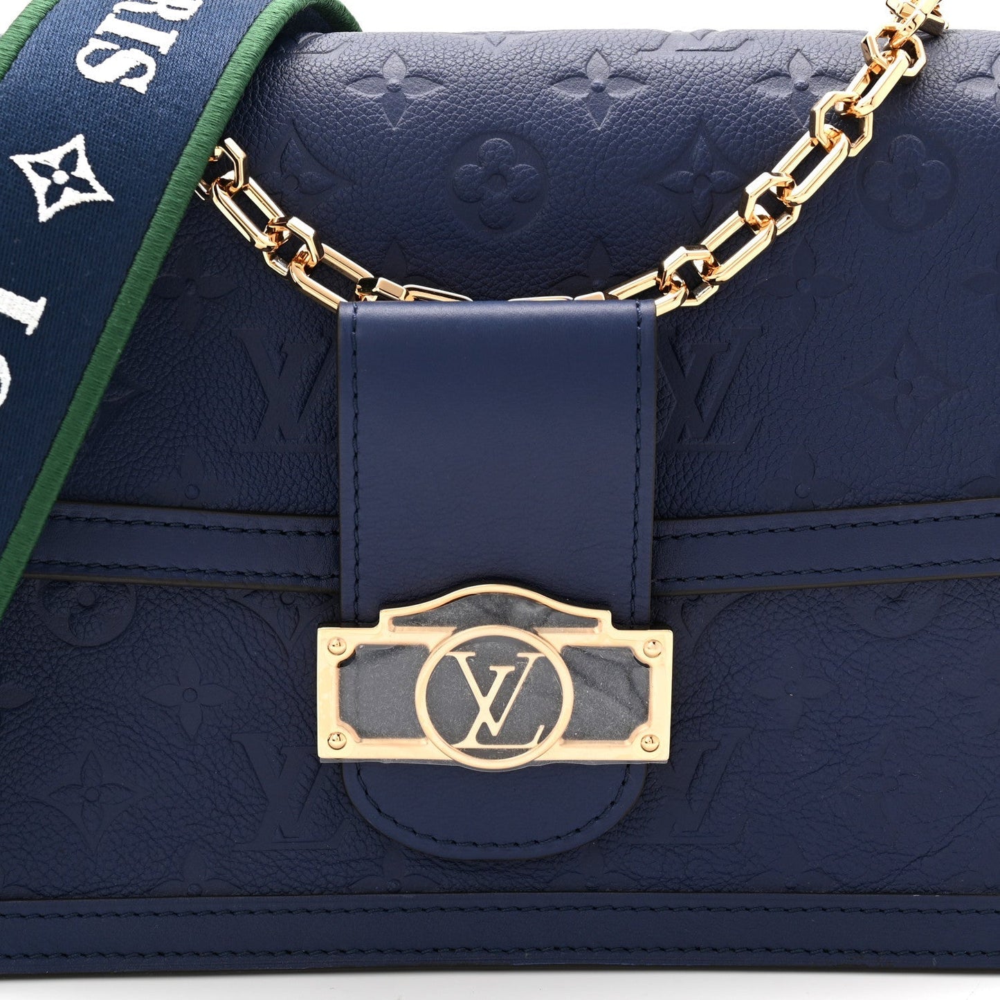 Empreinte Monogram Dauphine MM Blue Myrtle