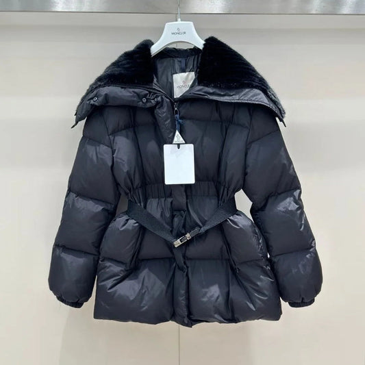 Moncler 25 Brasseurs Short Jacket Black Polyester 291396