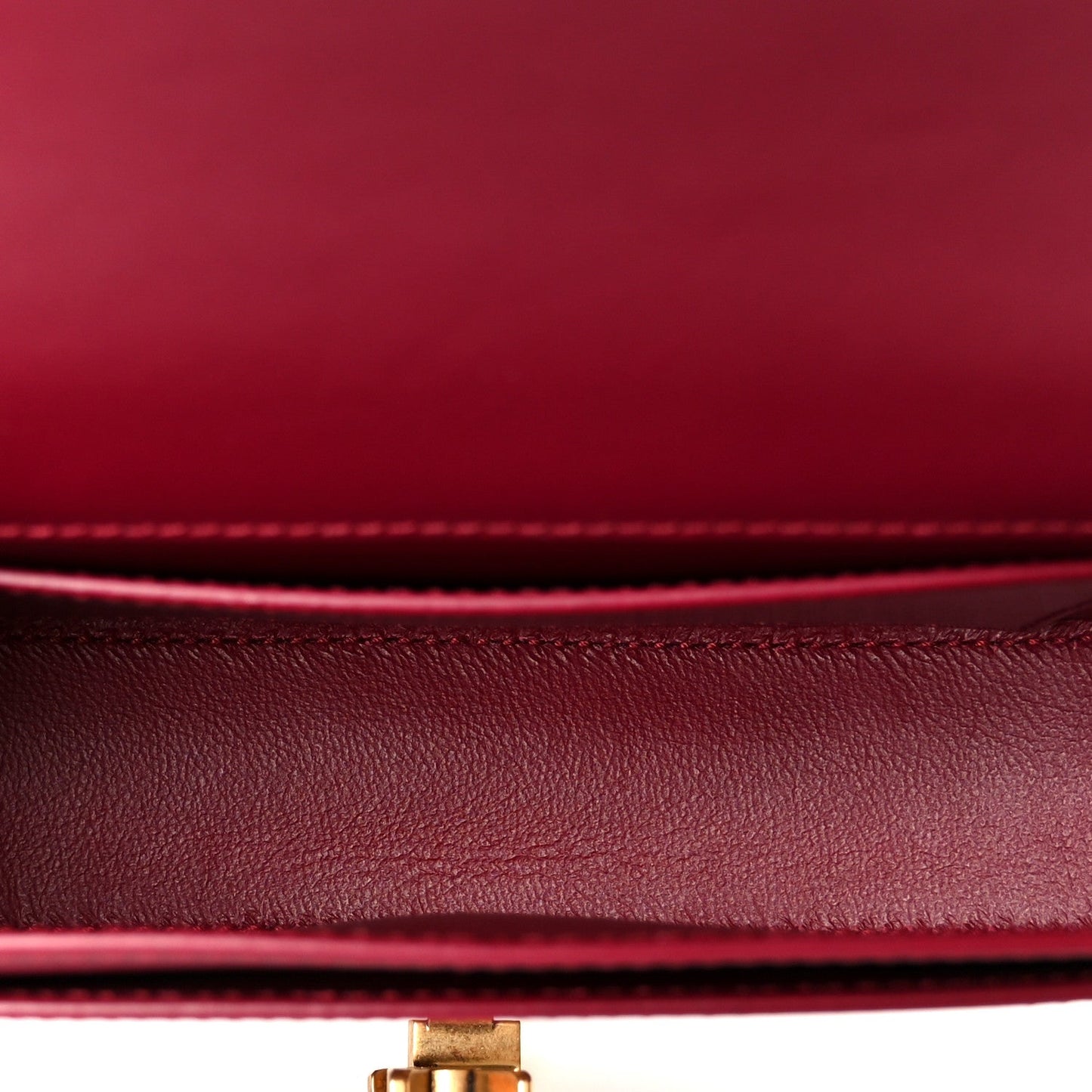 Box Calfskin Mini Voltaire Shoulder Bag Burgundy