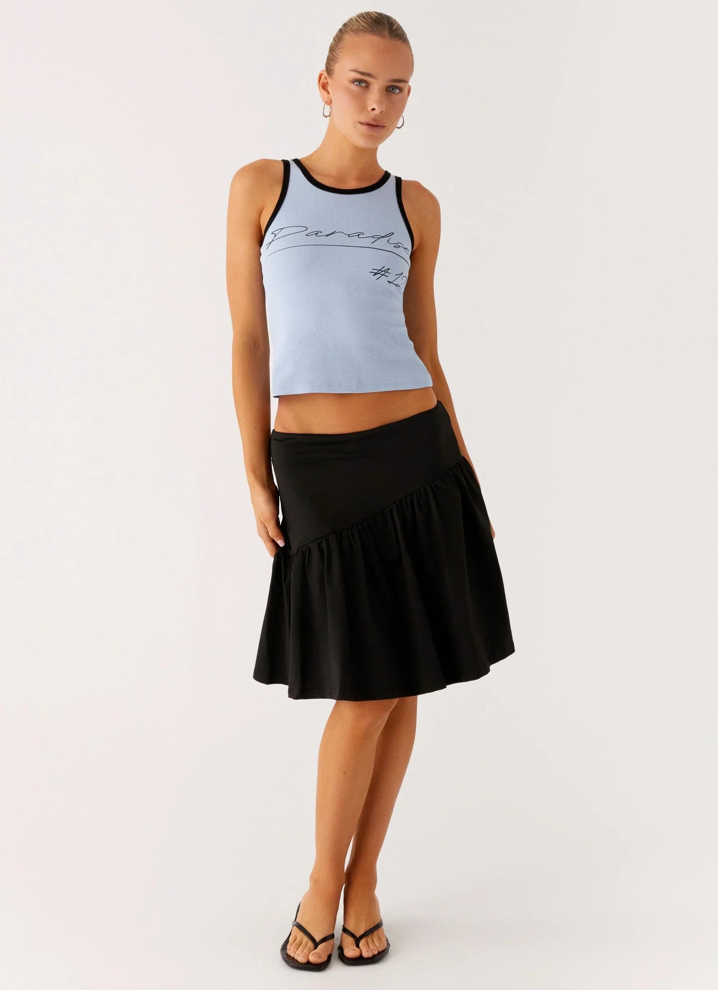 Rayna Midi Skirt - Black