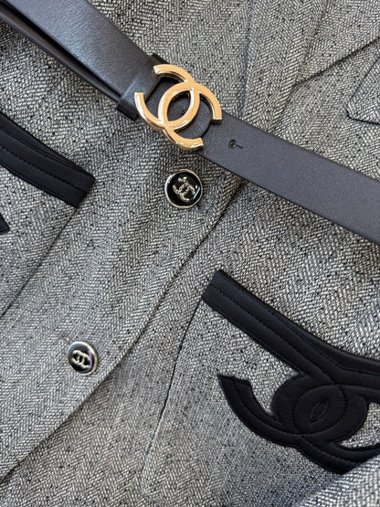 CHANEL 25S LONG BLAZER COAT 492