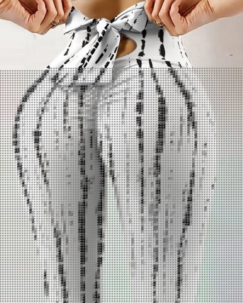 Printed Bow Design Yoga Leggings