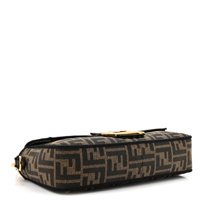 Fabric Jacquard FF 1974 Medium Baguette Tobacco Moro Black
