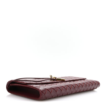 Nappa Intrecciato Long Andiamo Top Handle Clutch Barolo