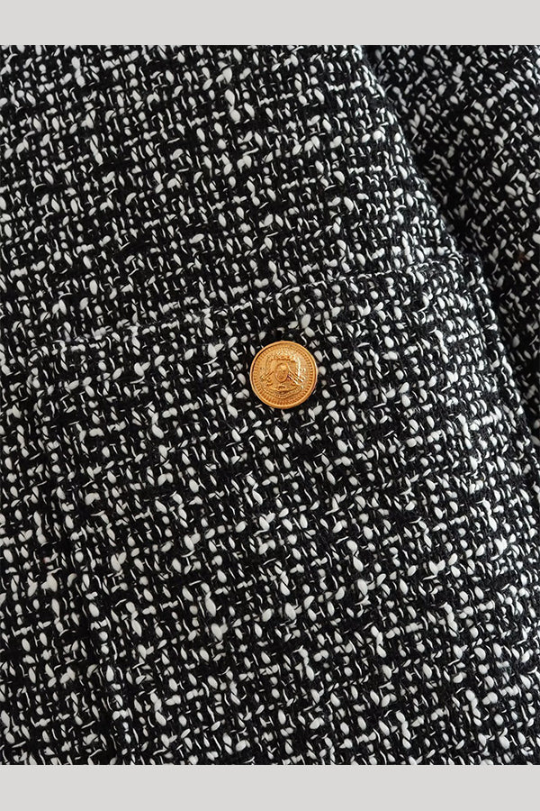 Chaqueta casual con textura de color sólido