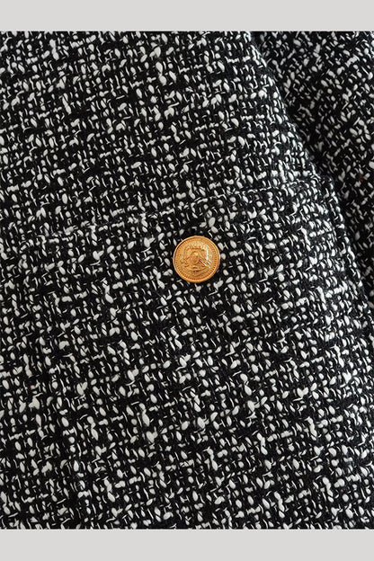 Chaqueta casual con textura de color sólido