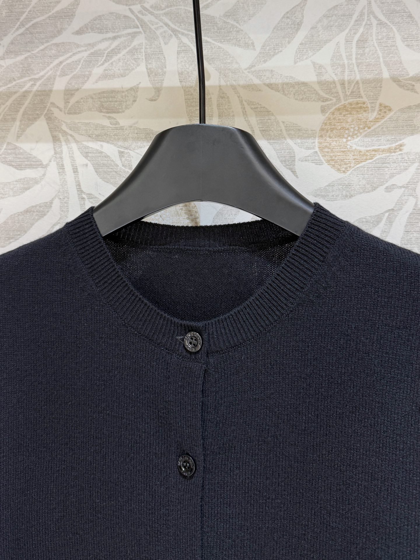 YSL Cardigan Black Wool