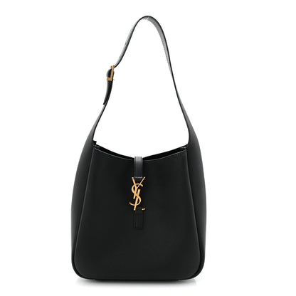 Grained Calfskin Small Le 5 A 7 Soft Hobo Black