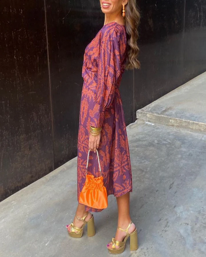 Julie™ | Women's Long Sleeve Maxi Dress