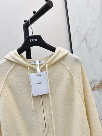 DIOR 25S FLORAL EMBROIDERED HOODIE 572