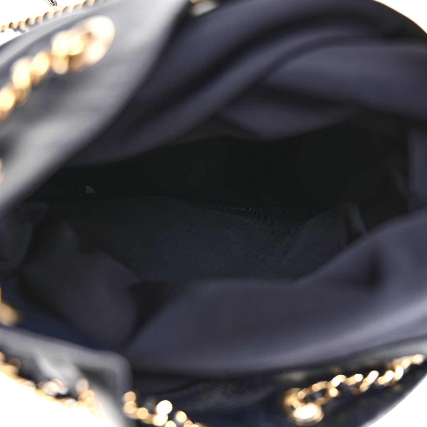 Lambskin Quilted Large In Seoul Backpack Navy