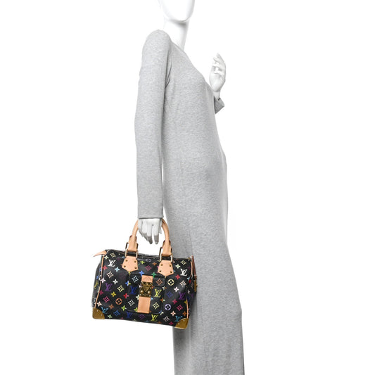 Monogram Multicolor Speedy 30 Black