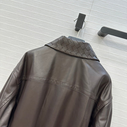 BV 25S Jacket in Chocolate Lambskin