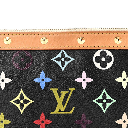 Monogram Multicolor Pochette Accessories Black