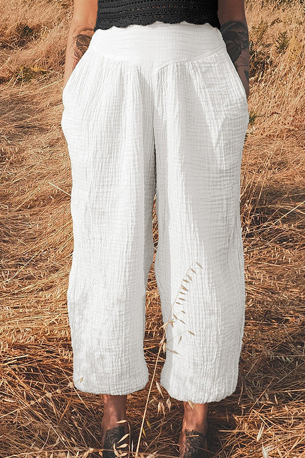 Pantalones anchos y sueltos con leggings y pantalones deportivos