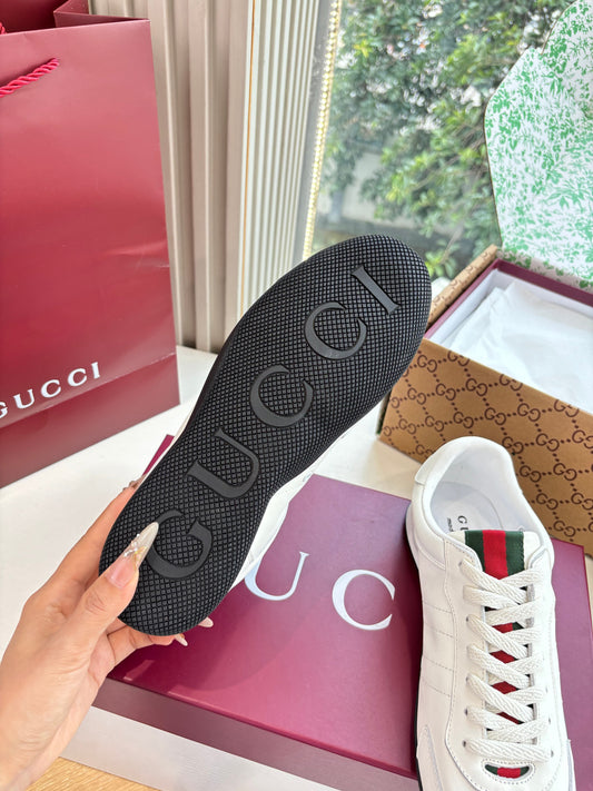 Gucci Shift Damen sneaker Varianten Schwarzes White Leather 506840