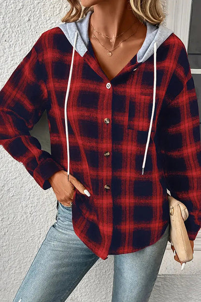 chaqueta de camisa casual abotonada