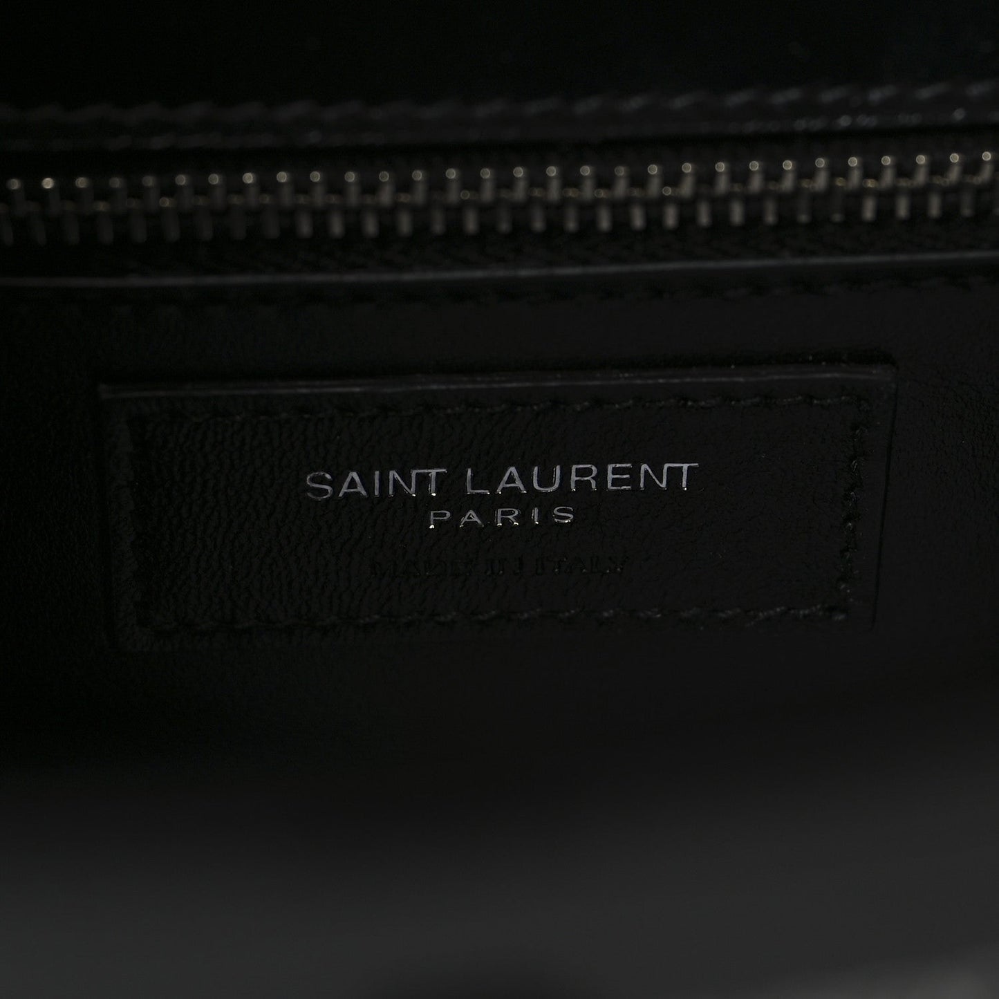 Shiny Calfskin Le Fermoir Top Handle Bag Small Black