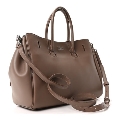 Smooth Calfskin Small Bel Air Carry All Bag Taupe