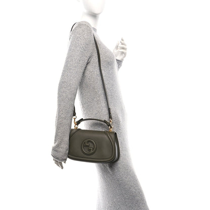 Roxy Calfskin Medium Blondie Top Handle Bag Luscious Green